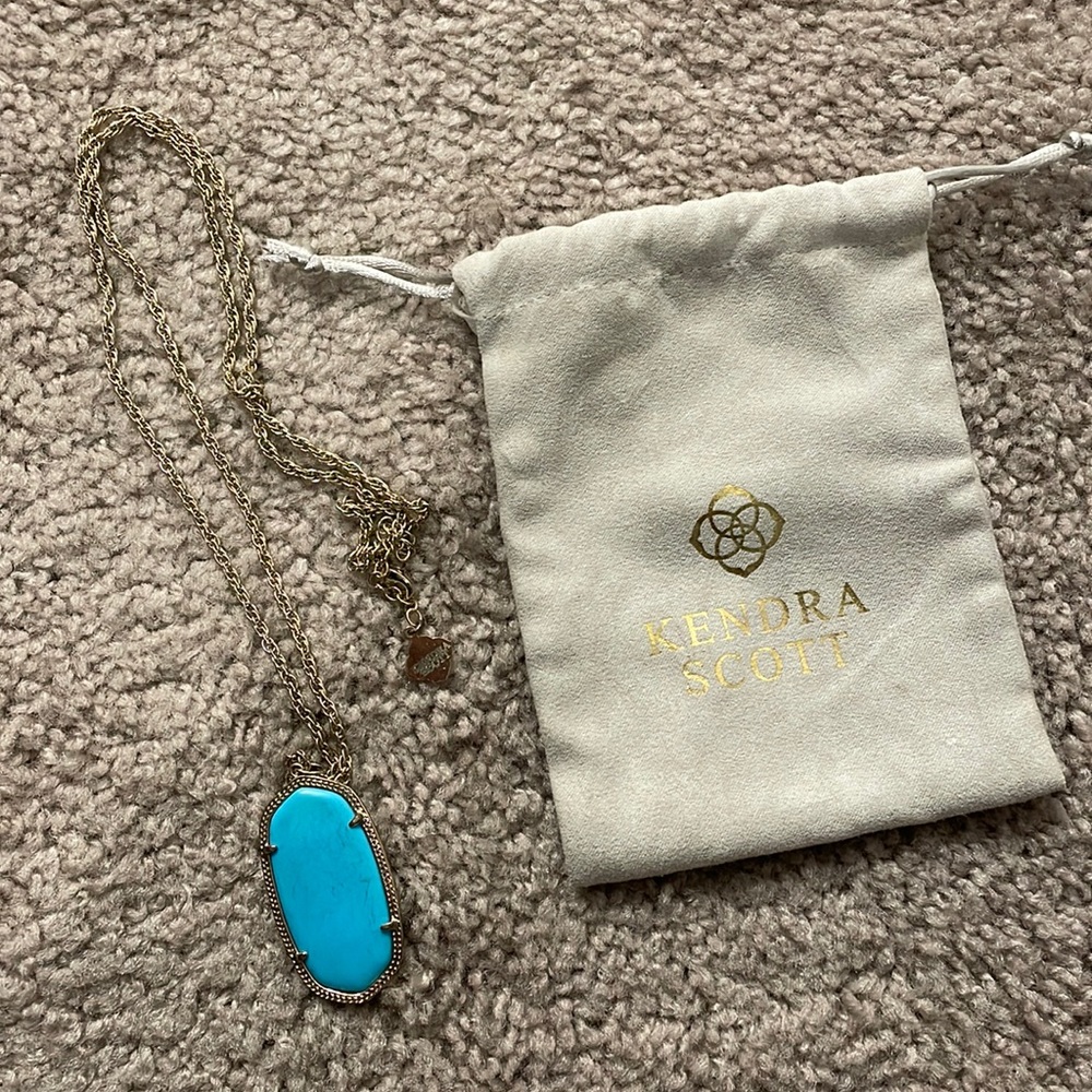 Kendra Scott Robin Egg Blue Long Necklace